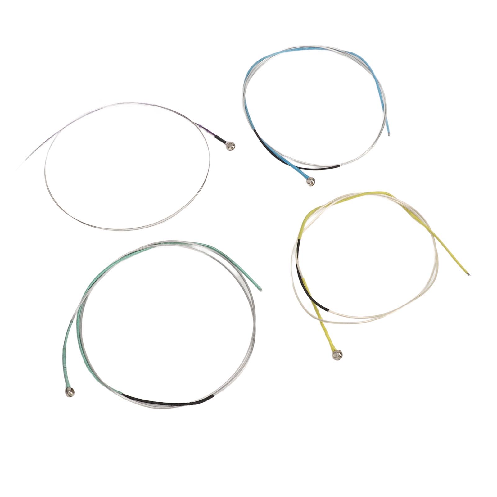 Corde per Violino da 12 Pezzi con Nucleo in Nylon, Avvolgimento in Acciaio Inossidabile e Sostituzione della Corda in Lega di Alluminio Mg per Dimensioni 1/2 1/4 3/4 4/4 (AV33)