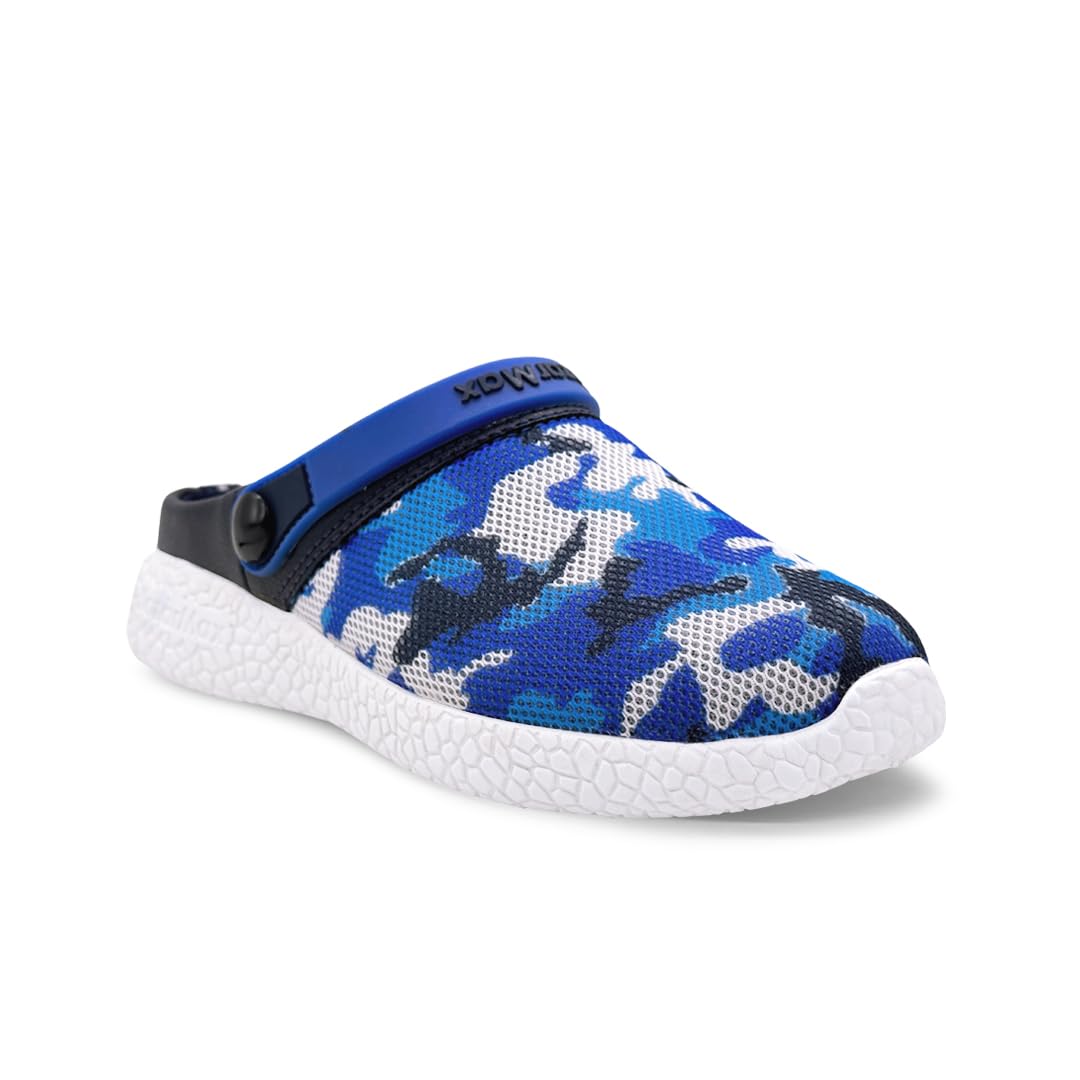 KazarMax Unisex-Child Blue Camouflage Fashion Clog Sandal - 1 Kids Uk (B07HLCD1BN) Amazon Price History, Amazon Price Tracker