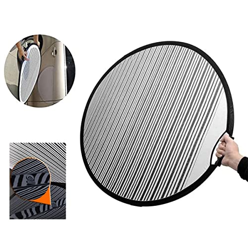 Image of LadyRosian 80cm Dent Reflector Board Foldable Flexible Lined Striped Dent Board Reflector Panel for Car Dent Check Tool