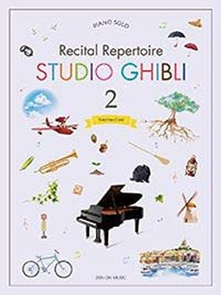 Studio Ghibli Recital Repertoire 2 Intermediate. Piano Solo.
