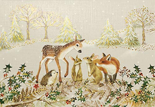 Cartes de voeux Furry Friends Peter Pauper Press petit format