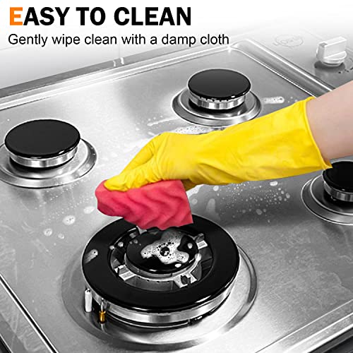 4 Burner Gas Stove Gas Cooktop 24 Inch, Stainless Steel Built-In Gas Hob For Lpg/Ng Dual Fuel, Natural Gas/Propane Cooktop With Flame-Out Protection For Kitchen Apartmen, Easy To Clean, 110V #TOP4