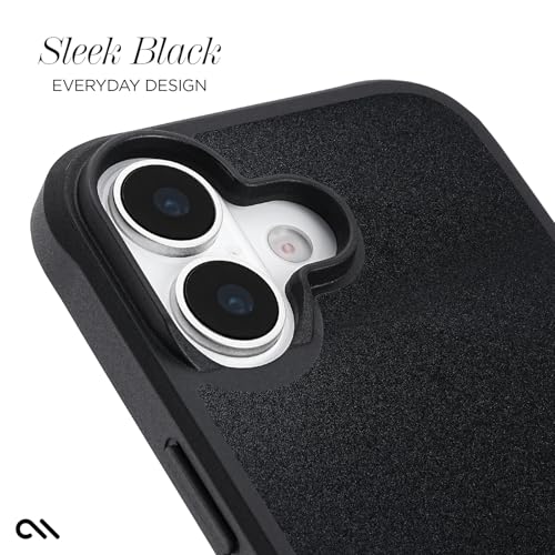 Image of Case-Mate iPhone 17 Case - Tough Black | Compatible with MagSafe - Rugged Phone Cover with 12ft Drop Protection - Premium Magnetic Phone Cover for iPhone 17