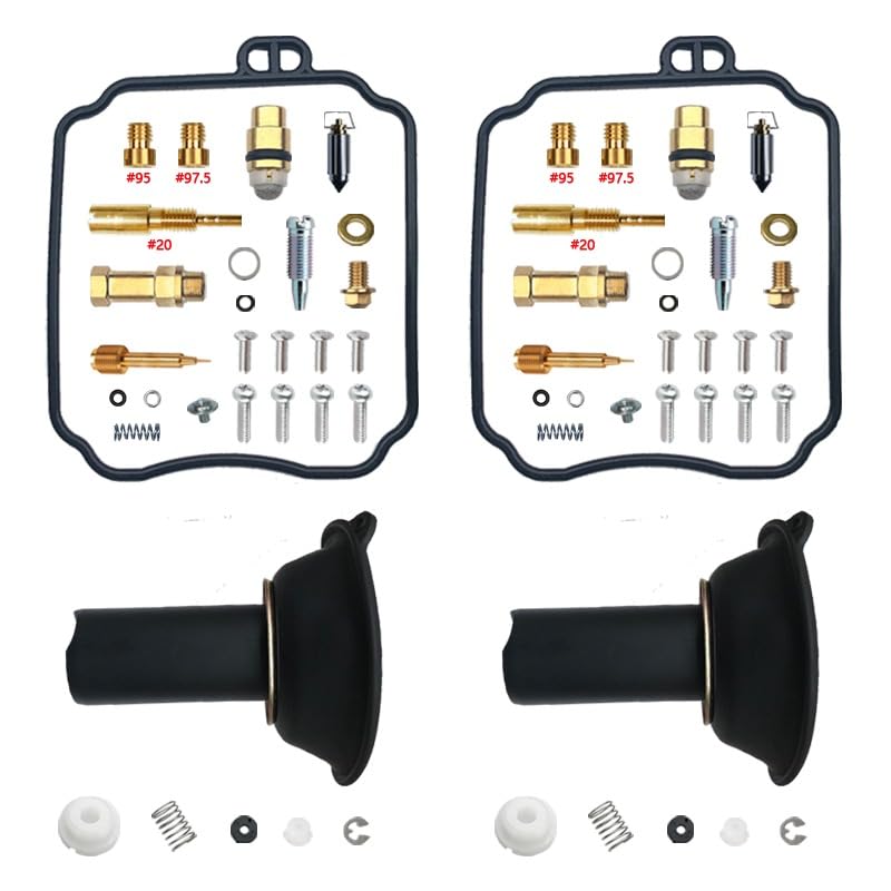 Kit réparation carbu GT250 GV250 en laiton et nitrile résistant aux carburants