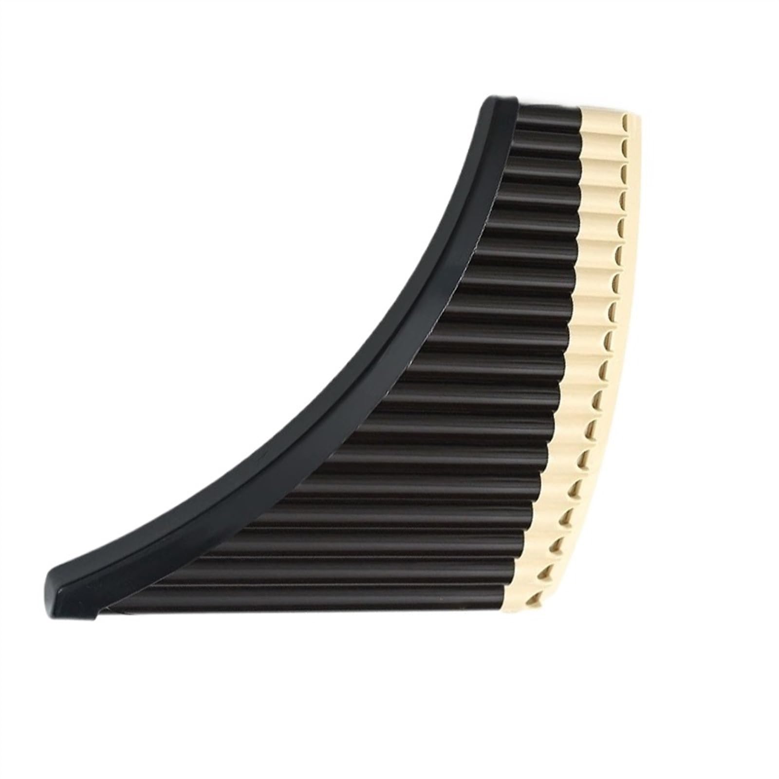 Instrumento De Viento Étnico Panpipe Para Principiantes Para Aprender A Tocar La Tecla C De 18 Tubos Forma De Arco De Arroz De 18 Tubos