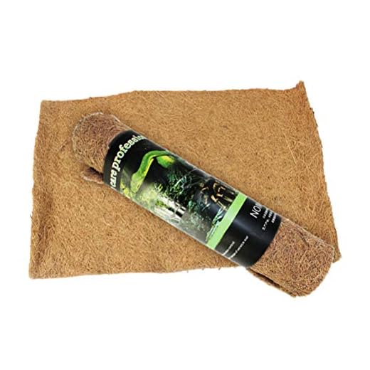 POPETPOP Fibra de Coco Natural Estera Sustrato Ladrillos Terrario Liner Estera Reptiles Alfombra para lagartos Iguanas Anoles, 100x40cm