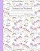 Composition Notebook: Wide Ruled Paper Notebook Journal, Wide Blank Lined Workbook for Teens Kids Students Girls for Home School College for .. Cute Unicorn, 120 Pages