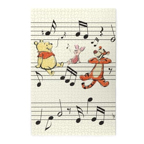 ジグソーパズル 1000ピース くまのプーさん 子供用 クリスマス バレンタインデー 誕生日プレゼントに最適 お祝いギフト 50x75cm