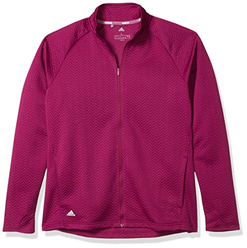 adidas Golf Textured Layer Jacket, Power Berry, X-Large