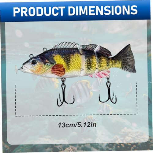 Leurre de pêche robotique avec de multiples articulations et éclairage LED pour gros poissons - 6