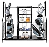 Morvat Golf Organizer Golf Storage - Garage Organizer for Golf Gadgets Extra Large Size, Golf Bag & Golf Accessories - Perfect Way to Store & Organize Your Golf Equipment, Clubs & Golf Travel Bag