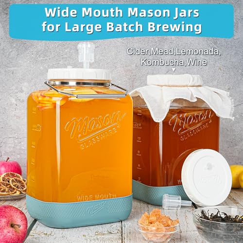 Bocaux de fermentation Absovetu pour éviter les moisissures des conserves 7.5L - 5
