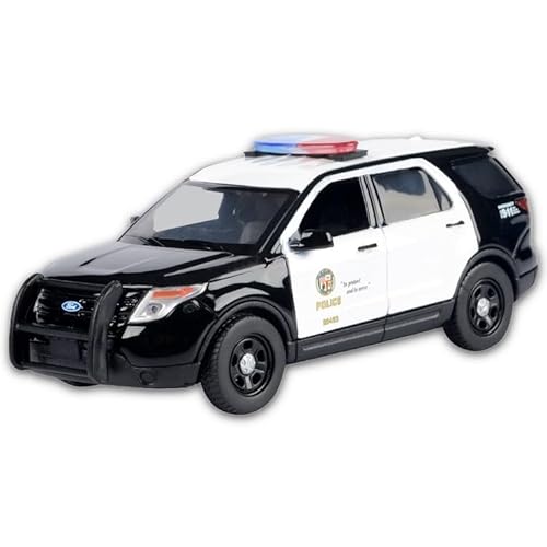 2015 Police Interceptor Utility Black and White 1/43 Diecast Model