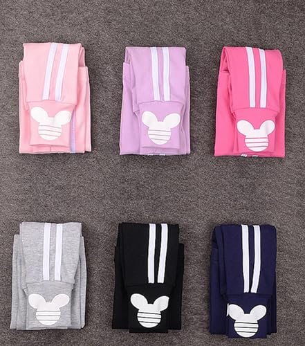 Image of KYDA KIDS Girls Red Label Cotton Lycra Track Pants | Mid Rise Solid Ankle Fit Stretchable Casual & Active Wear for Kids (Pack of 1)