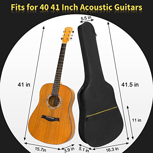 Housse de protection rembourrée imperméable pour guitare acoustique de 99,1 cm, 101,6 cm, 104,1 cm, avec poche et… - Les Beatles, Paul McCartney, John Lennon, RIngo Starr, George Harrison Housse de protection rembourrée imperméable pour guitare acoustique de 99,1 cm, 101,6 cm, 104,1 cm, avec poche et… – Image 5