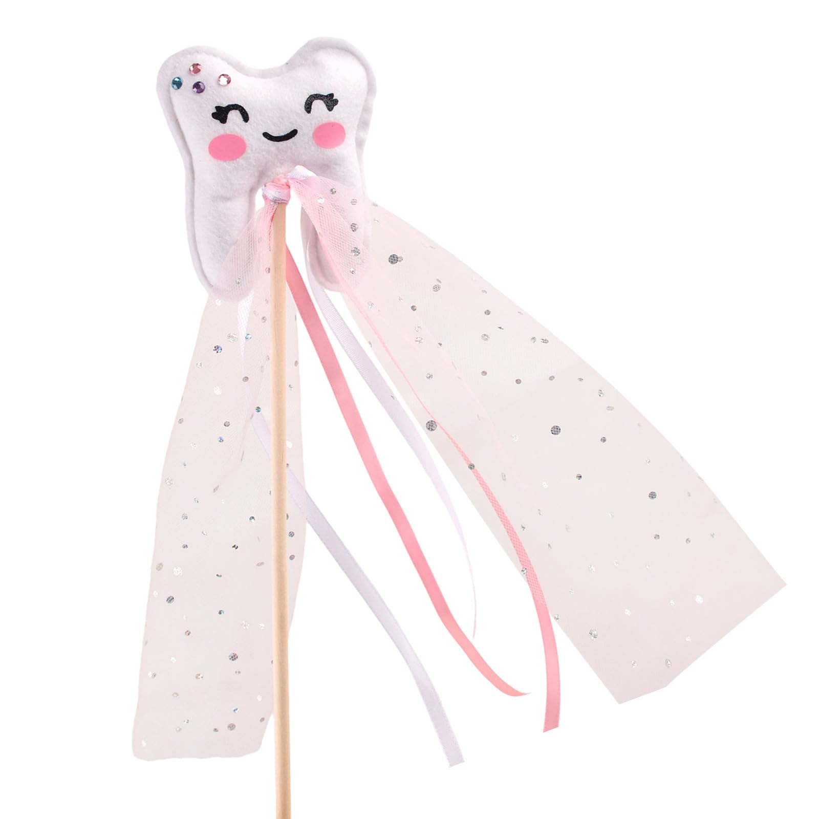 CRFFZ Childrens Safe Tooth Fairies Wand Portable Halloween Costume Accessory Party Decor Stage Shows Tooth Fairies Wand Halloween Kids