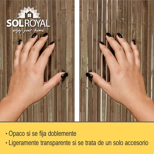 Malla Protectora Balcon Sol Royal Cañizo Ocultacion Resistente Intemperie 6