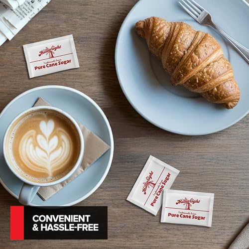 Image of Bulk Sugar Packets, 20 Count - Individual Servings of White Sugar Packets for Coffee and Tea, Granulated Sugar Packs Great for Restaurants, Coffee Shops, Offices, Schools, and More