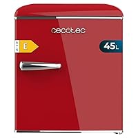 Cecotec Mini Frigorifero Retrò Tavolo 45L Bolero CoolMarket TT Origin 45 Red E. 55 cm di altezza e 44,7 cm di larghezza