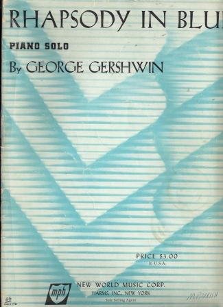 Rhapsody In Blue Piano Solo B000WNHMCY Book Cover