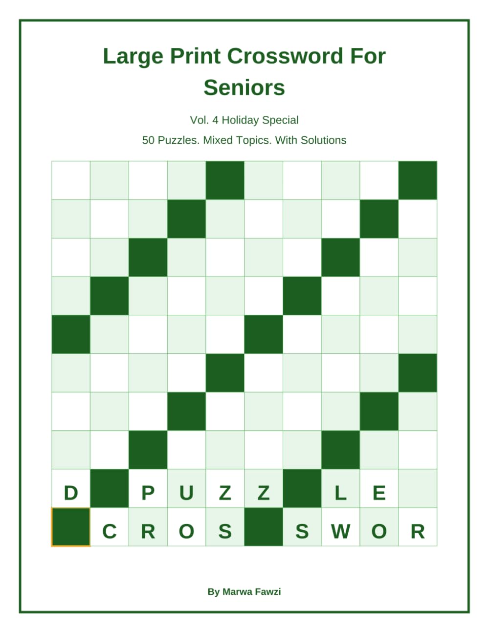 Large Print Crossword For Seniors: Vol. 4 Holiday Special Ramadan & Eid