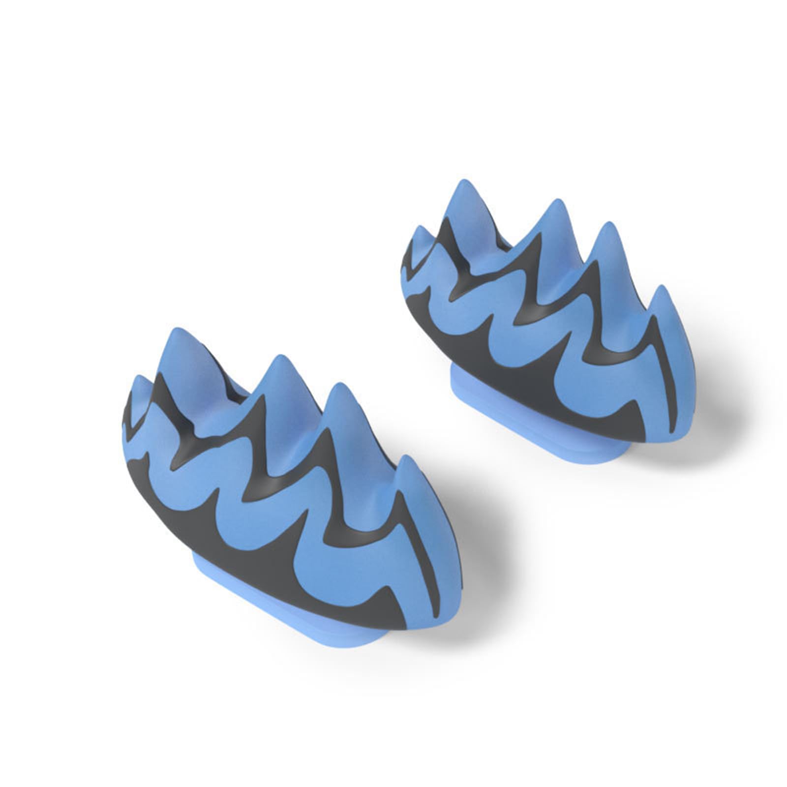 AGERALIY Shark Slides Fins,1Pair Shark Slippers Replacement Top Fins with Luminous, Cloud Shark Slides Shoes Accessories (Ice Flame,One Size)