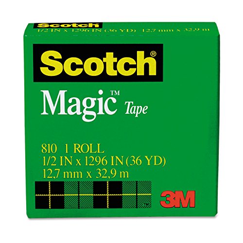 Preisvergleich Produktbild Magic Office Tape, 1 / 2" x 1296", 1" Core, Clear