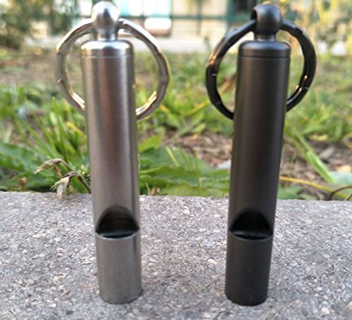 Fischietto Emergenza 120dB - Doppio Tubo Con Portachiavi Per Escursionismo E Sport