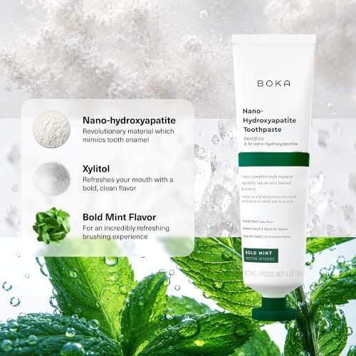 Image of Boka Toothpaste - Nano Hydroxyapatite Toothpaste, Fluoride Free Toothpaste
