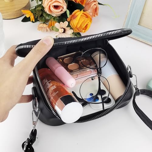 Heart Shaped Bag, PU Leather Small Crossbody Bags Heart Shaped Crossbody Purse, Heart Purse Mini Crossbody Bag4