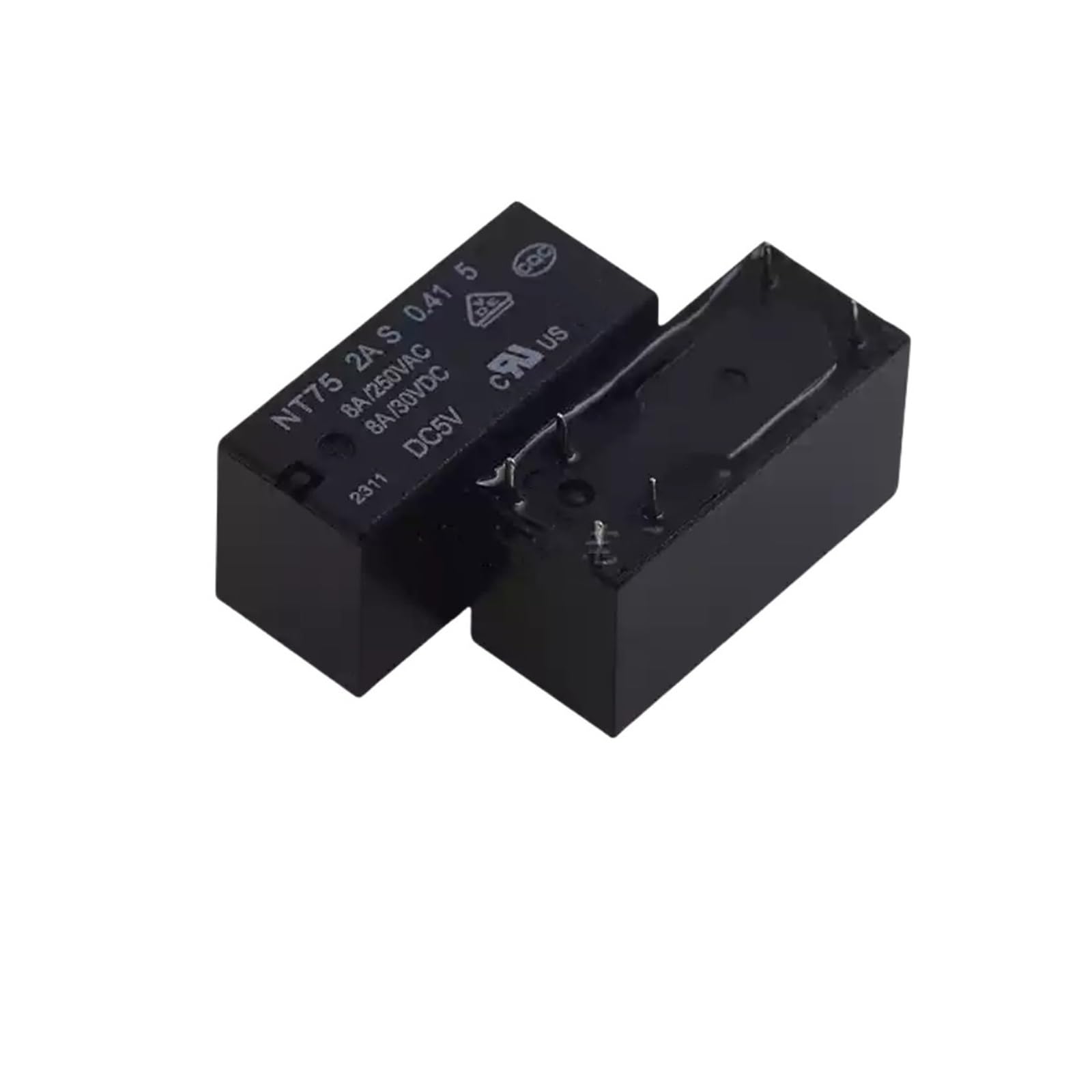 K66SIYV5KY 10PCS NT75 2C S 0.41 5 DC5V DC12V DC24V 8PIN 8A RELAY NT75-2A-S-0.41-5(NT75-2C-S-0.41-5 12V)