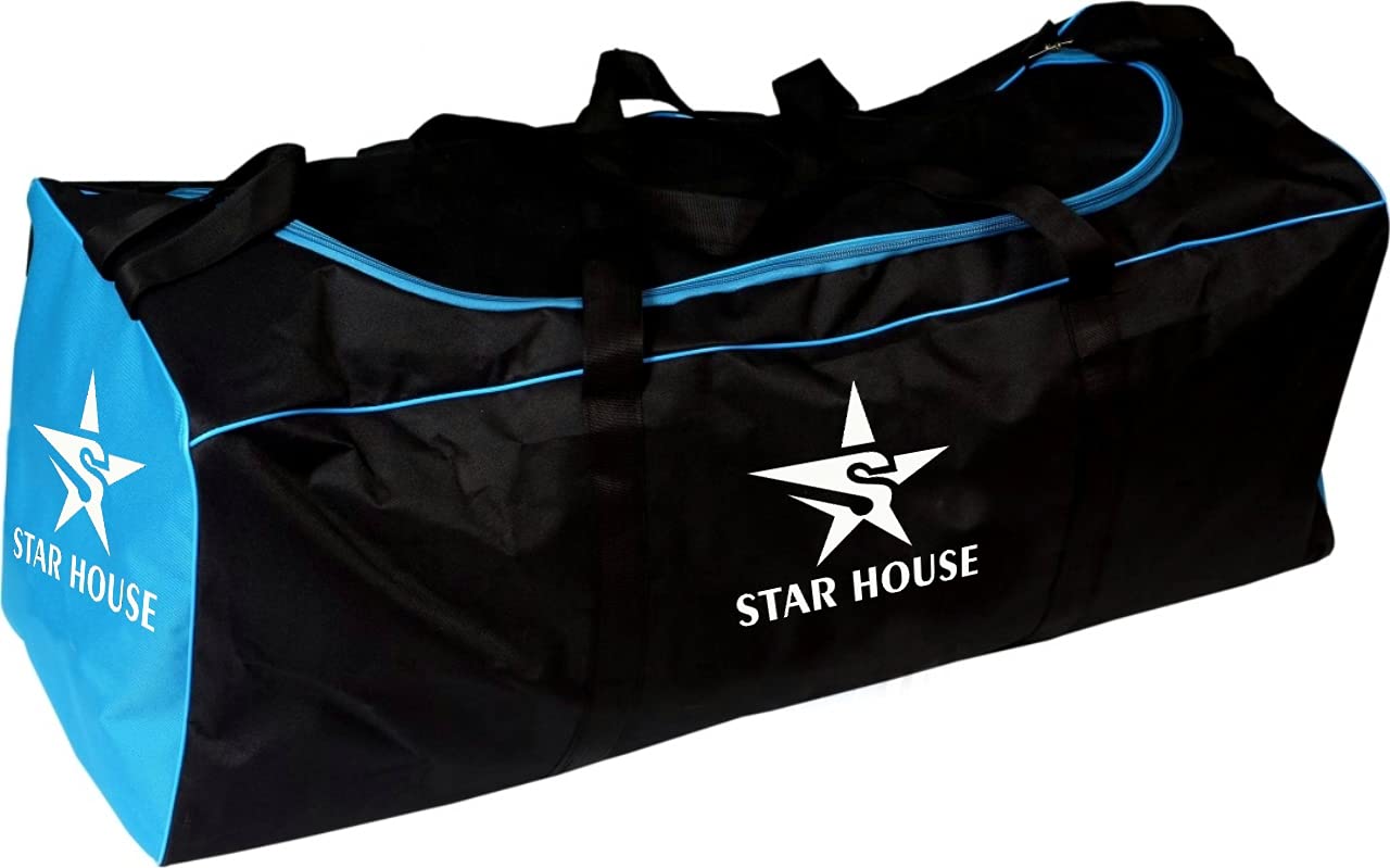 Star House Best Cricket Kit Duffle Bag (Black, Sky Blue)-picture-25