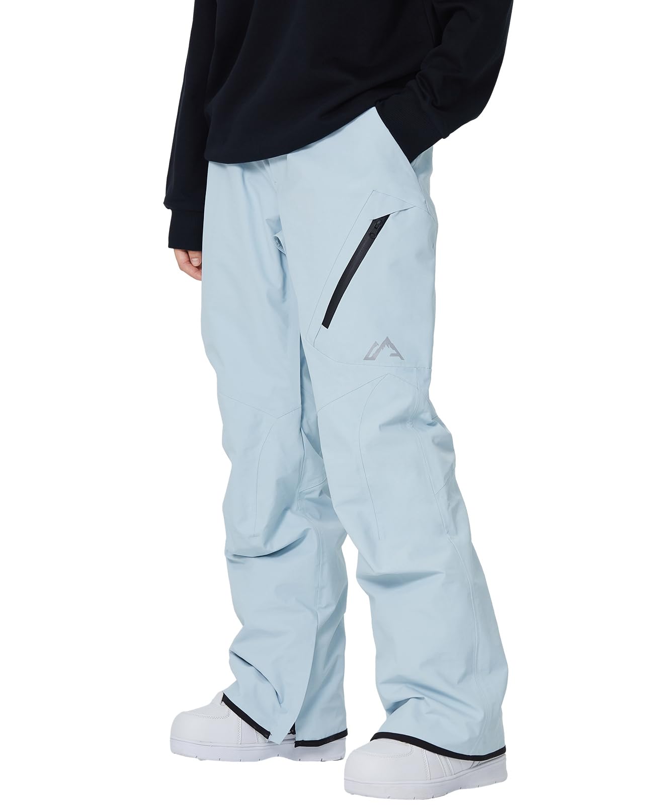 HOTIAN Herren Skihose Hosenträgerhose Outdoorhose Snowboardhose Winter Wasserdicht Warm Abnehmbare Hosenträger Skilanglaufhose Thermohose Wanderhose Ski Pant