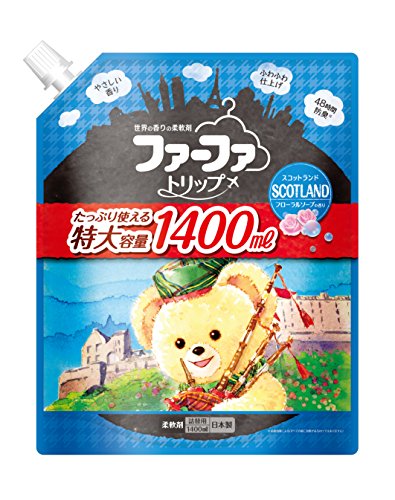 ファーファ トリップ 濃縮柔軟剤 スコットランド フローラルソープ の香り 詰替 (1400ml) 3個セットのサムネイル