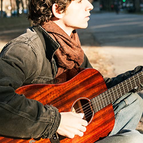 SheIRin Ensemble de démarrage pour Guitare Acoustique pour débutant Tout en Acajou avec 41 Pouces, Design Tout en Bois… - Les Beatles, Paul McCartney, John Lennon, RIngo Starr, George Harrison SheIRin Ensemble de démarrage pour Guitare Acoustique pour débutant Tout en Acajou avec 41 Pouces, Design Tout en Bois… – Image 4