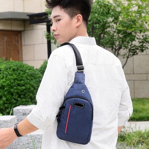 Mini Chest Bag for Men Women, Lightweight Crossbody Phone Bag, Messenger Bag for Travel Running Commute3