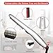 Beard Straightener Comb for Men,Hair Hot Comb,Quick Electric Heated Beard Brush Styler,Travel Portable Styling Comb beard iron, Multifunctional Straightening Brush