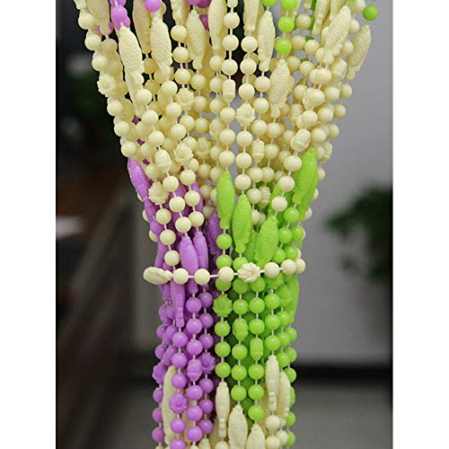 WENZHE Beaded Door Curtains for Doorways Bead String Curtain for Room Dividers Hanging Home Living Room Entrance Partition Modern Style, Size Customizable (Size : 1x2m-100 Strands)