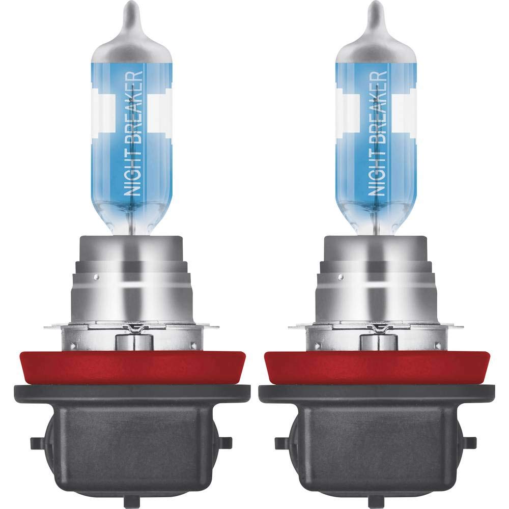 OSRAM NIGHT BREAKER LASER H8, +150% de lumière en plus, ampoule de phare halogène, 64212NL-HCB, 12V, double boîtier (2 lampes)