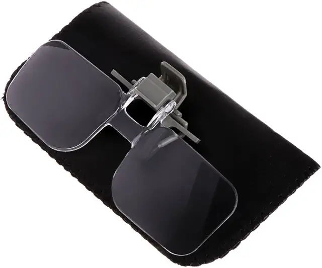 GUMEI Loupe sur Lunettes 2X avec Clip pour Lecture et Couture