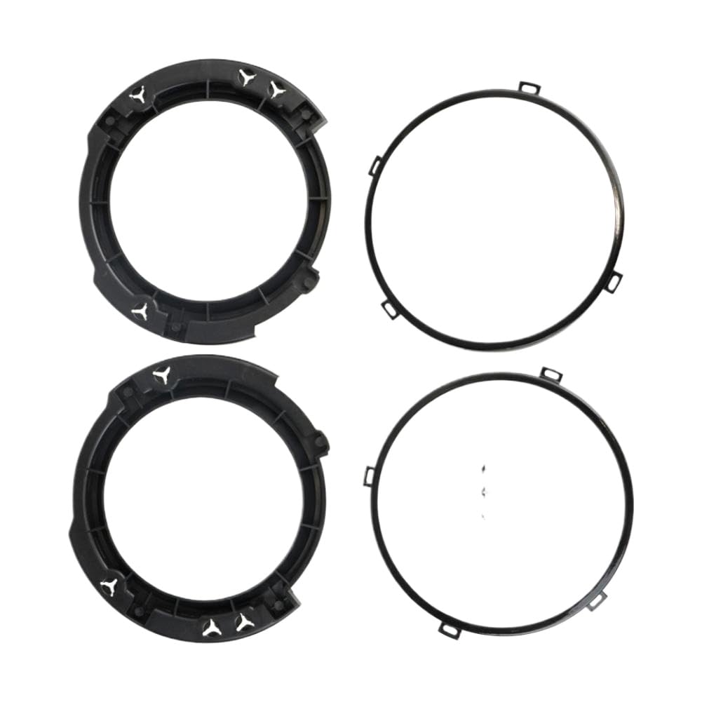 Zatbshwhy Onecolor Round Headlight Mounting Bracket Ring Compatible With Jeep Jk 2007-2018