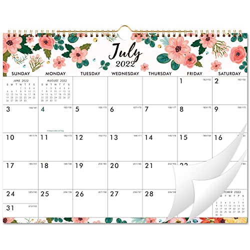 Wall Calendar 2022-2023 - Wall Calendar 2022-2023, July 2022 - Dec 2023, 14.7 x 11.5 , Large Blocks with Julian Dates, Perfect for Planning and Organizing Your Home and Office