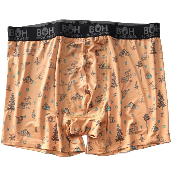 ビッグエムワン] BH ビィエイチ 吸汗速乾 ストレッチ キャンプサイト柄