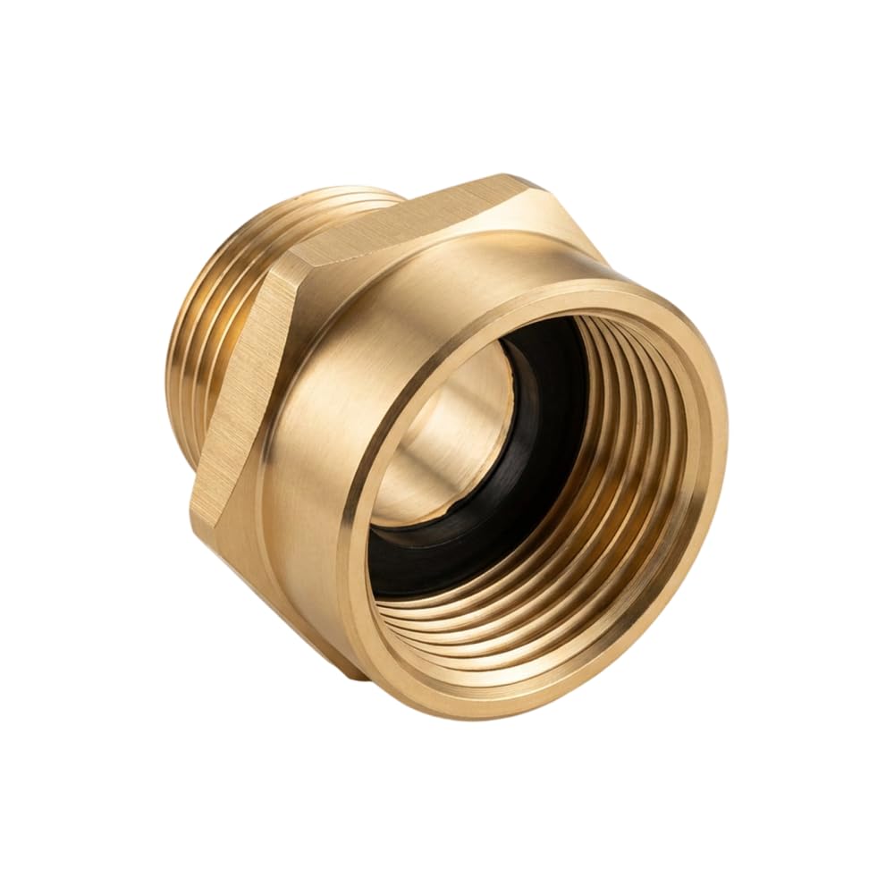 G1/2" Female to 1/2" NPT Male or G3/4" Female to 3/4" NPT Male Brass Pipe Fitting Adapter, Industrial Metal Brass G Thread to Pipe Fittings Adapter