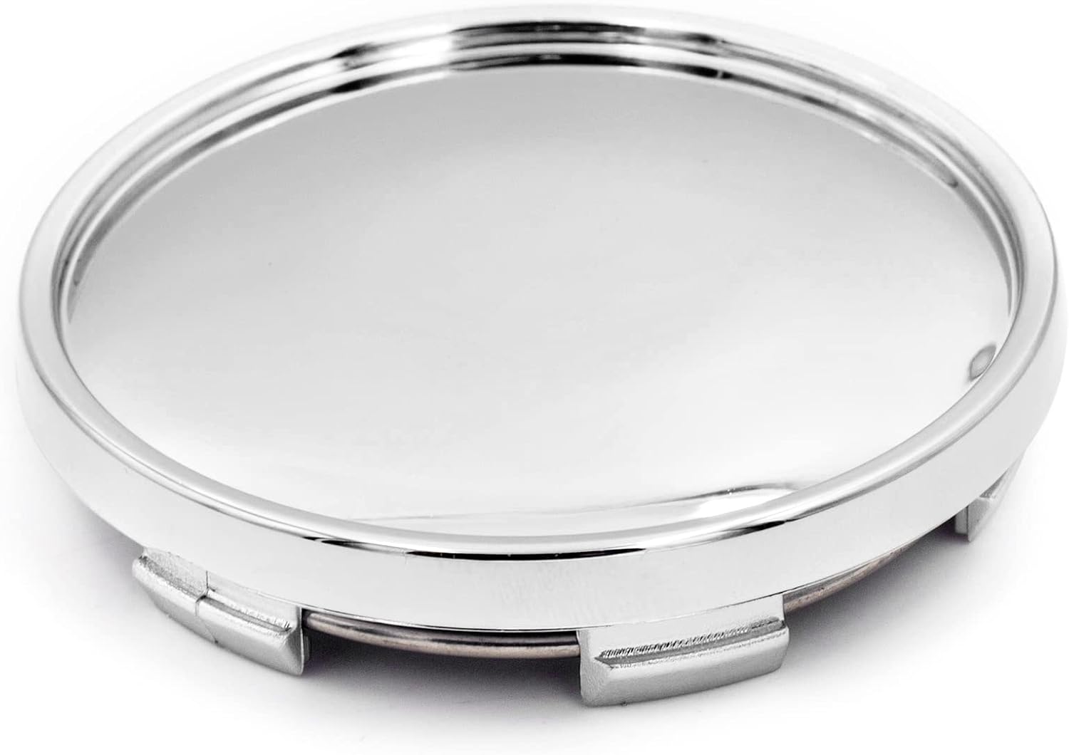 62mm/2.44in ABS Chrome Silver Wheel Center Caps Set of 4 for #SSR