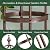 Evergreen 5 ft Garden Trellis for Climbing Plants Vines, Jasmine & Flowers, Rustproof Metal Obelisk Trellises, Outdoor & Indoor Plant Support for Potted Planters (Bronze)
