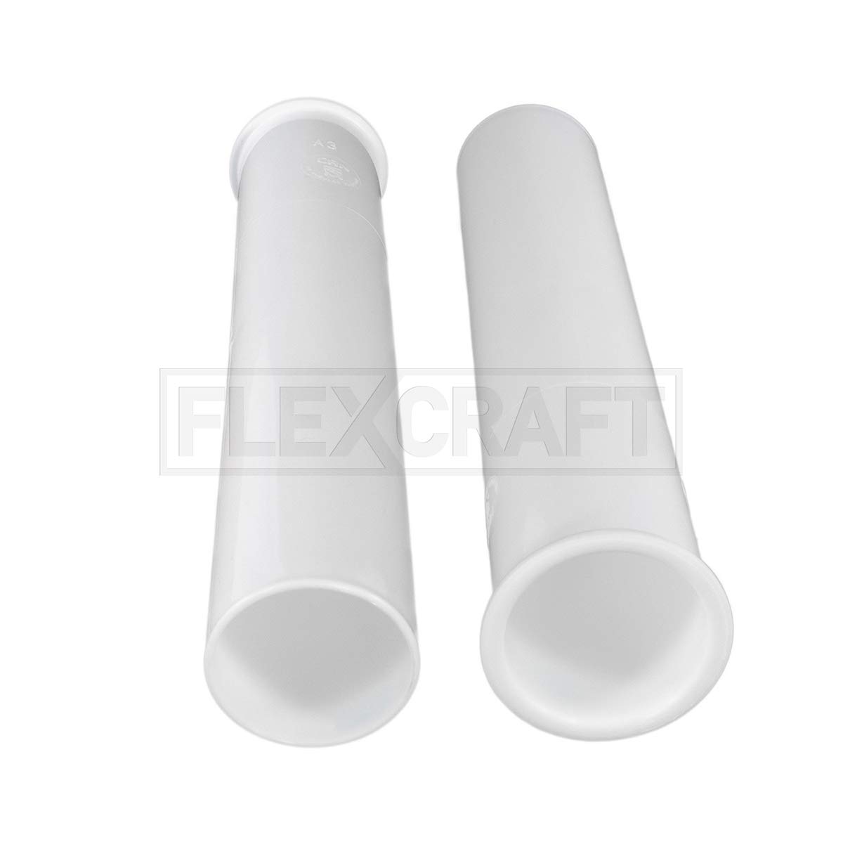 Flexcraft P2238 Boru Drenaj Uygulamaları için Plastik 8 İnç Flanşlı Süzgeç Kuyruk Parçası 1-1/2 İnç Beyaz
