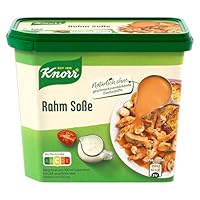 Knorr Rahm Soße leckere hellbraune Sauce ohne geschmacksverstärkende Zusatzstoffe 17 Portionen