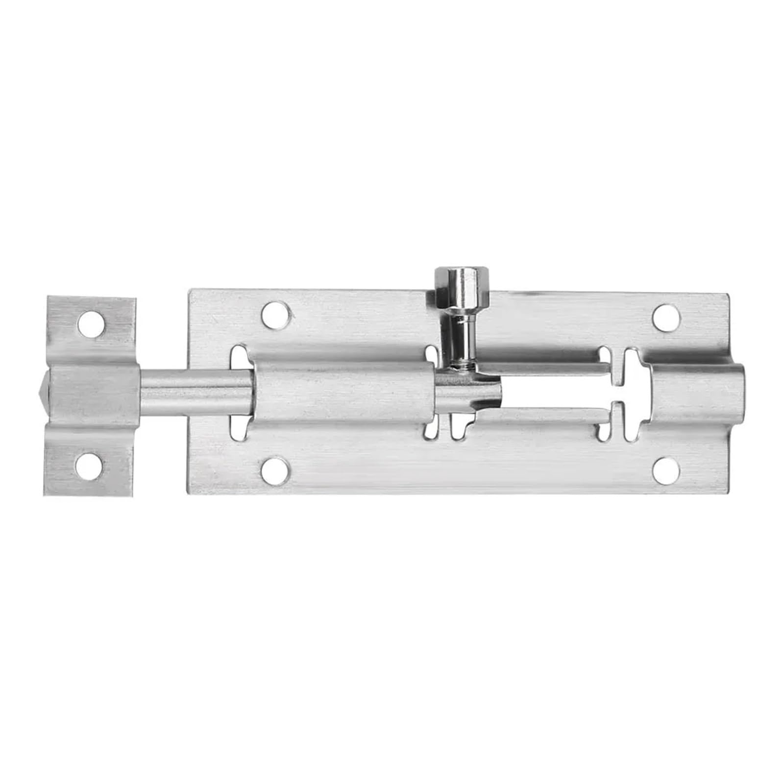 10 cerraduras de seguridad acero inoxidable for puerta casa, con hebilla for ventana, corrediza engrosada, torre Para Puertas