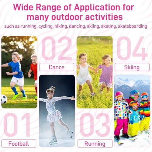 Image of Tarpop 2 Pairs Kids Ankle Brace Set Foot Ankle Support Kids Ankles Sleeve Compression Socks Knitted Fitness Stabilizer Wrap Protector Knitted Child Sleeve Support for Injury Prevention Jogging Running